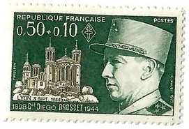 France - Héros de la Résistance – semi-postal (surtaxé) (1957)