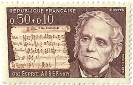 France - Timbre de bienfaisance (semi-postal) – Hommage à Daniel‑François‑Esprit Auber (inconnu)